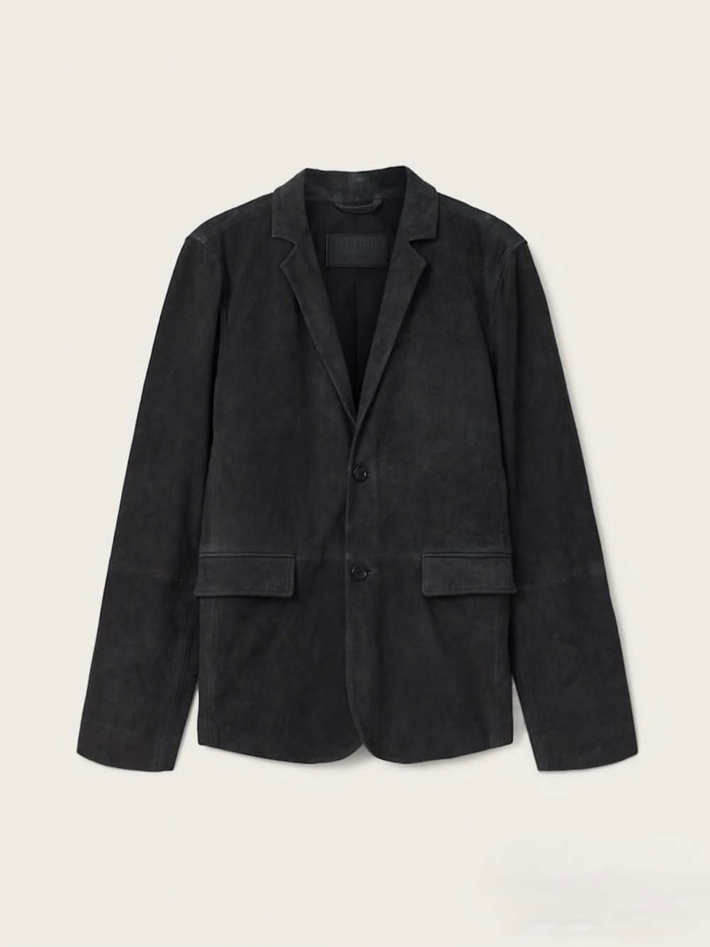 All saints MONET WAXED SUEDE BLAZER